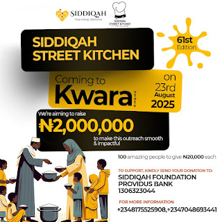 SIDDIQAH STREET KITCHEN IN KWARA