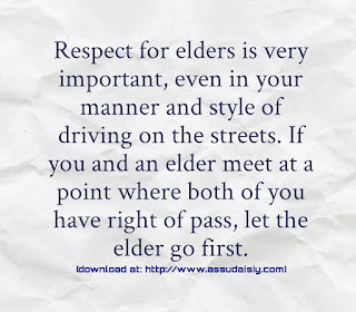 Respect for Elders