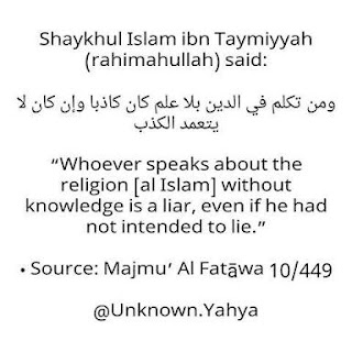 SPEAKING WITHOUT KNOWLEDGE
